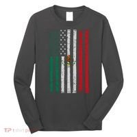Mexico Flag USA American Mexican Independence Day Long Sleeve Shirt thumb 0