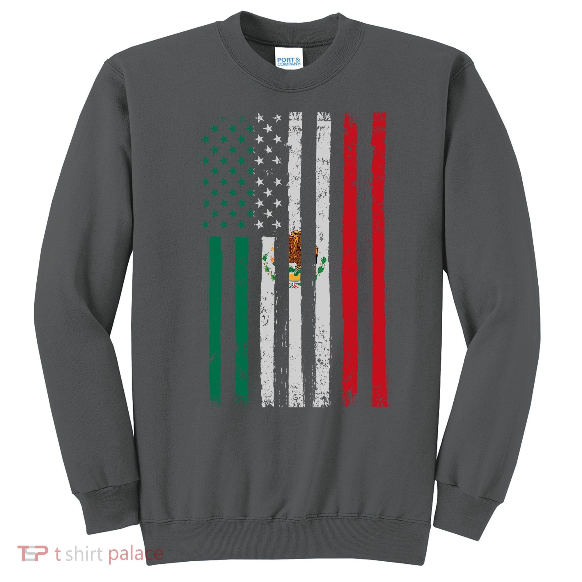 Mexico Flag USA American Mexican Independence Day Sweatshirt