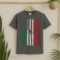 Mexico Flag USA American Mexican Independence Day T-Shirt thumb 2