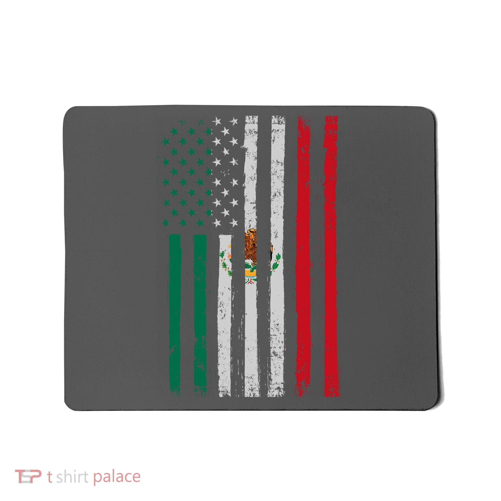 Mexico Flag USA American Mexican Independence Day Mousepad