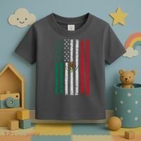 Mexico Flag USA American Mexican Independence Day Toddler T-Shirt thumb 3