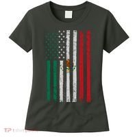 Mexico Flag USA American Mexican Independence Day Women's T-Shirt thumb 0