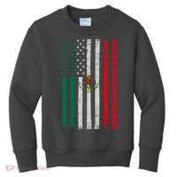 Mexico Flag USA American Mexican Independence Day Kids Sweatshirt thumb 0