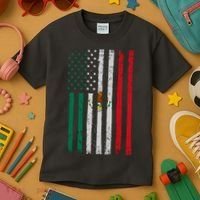 Mexico Flag USA American Mexican Independence Day Kids T-Shirt thumb 3