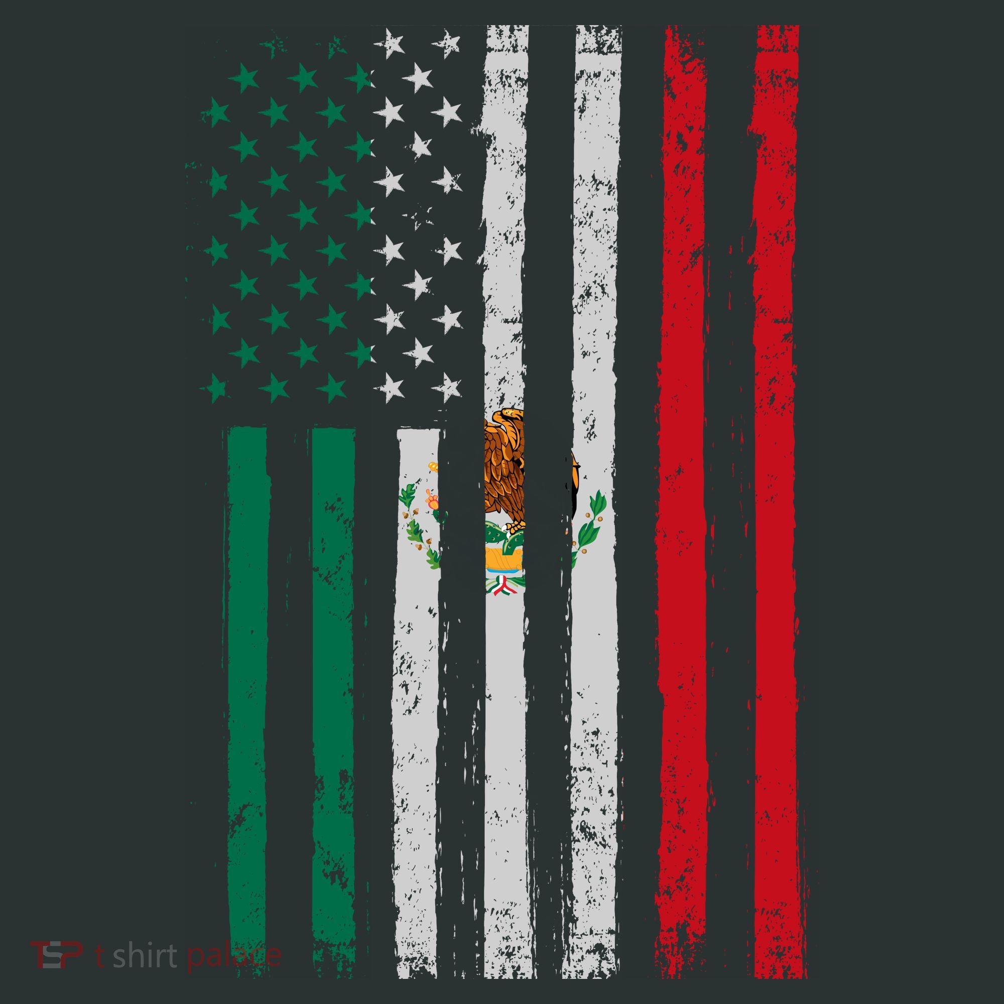 Mexico Flag USA American Mexican Independence Day Tote Bag
