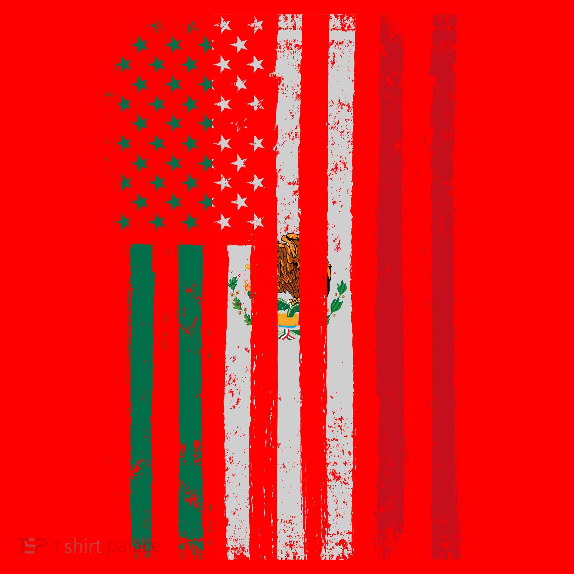 Mexico Flag USA American Mexican Independence Day Santa Hat