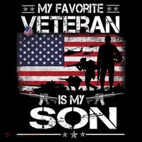 My Favorite Veteran Is My Son Meaningful Gift Flag Father Veterans Day Gift Coffee Mug thumb 5