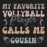 My Favorite Volleyball Player Calls Me Cousin Funny Cousins Hat thumb 2
