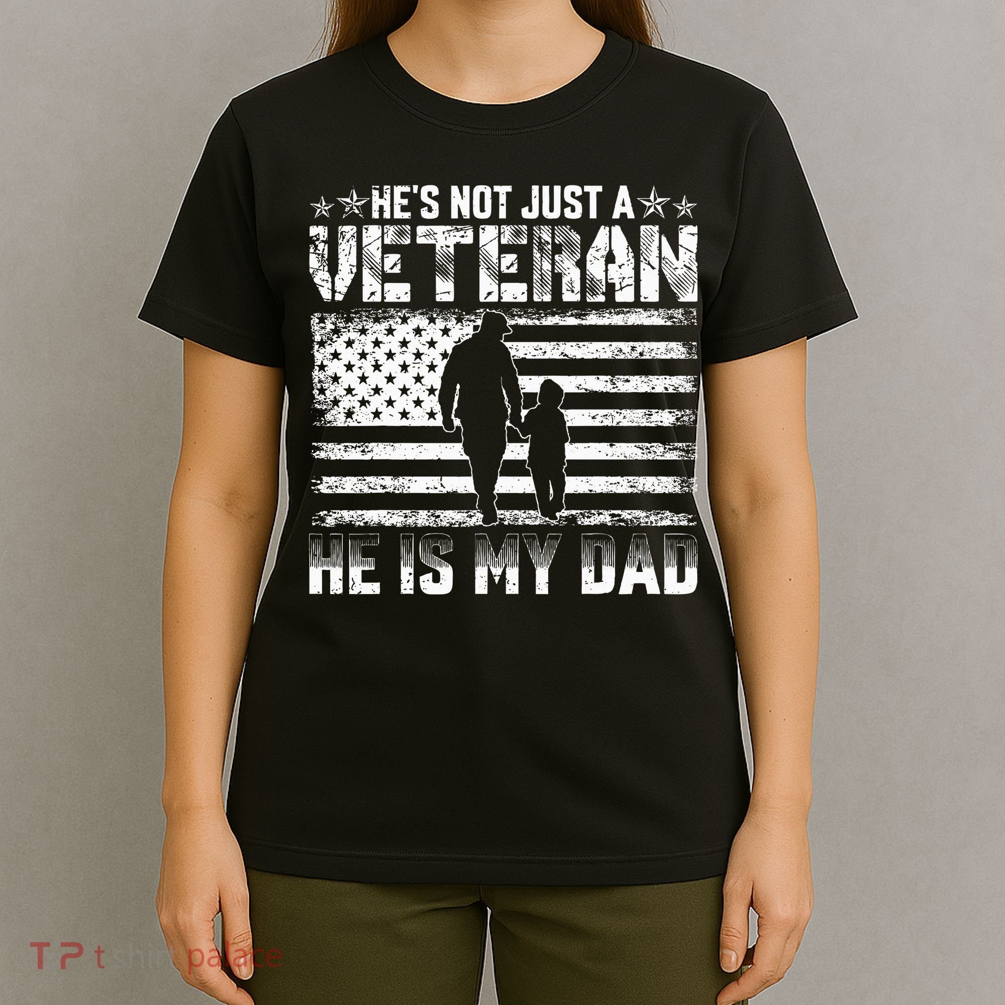 Military Family Veteran Support My Dad US Veteran My Hero T-Shirt