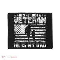 Military Family Veteran Support My Dad US Veteran My Hero Mousepad thumb 0