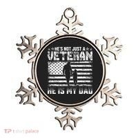 Military Family Veteran Support My Dad US Veteran My Hero Ornament thumb 0