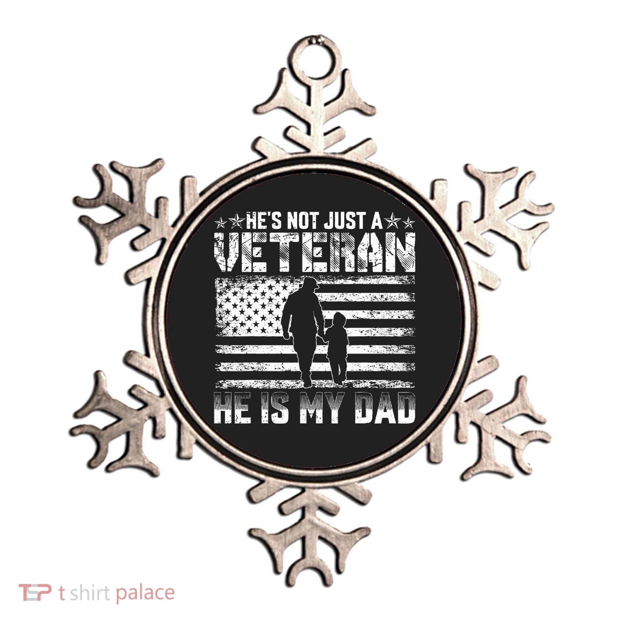 Military Family Veteran Support My Dad US Veteran My Hero Ornament