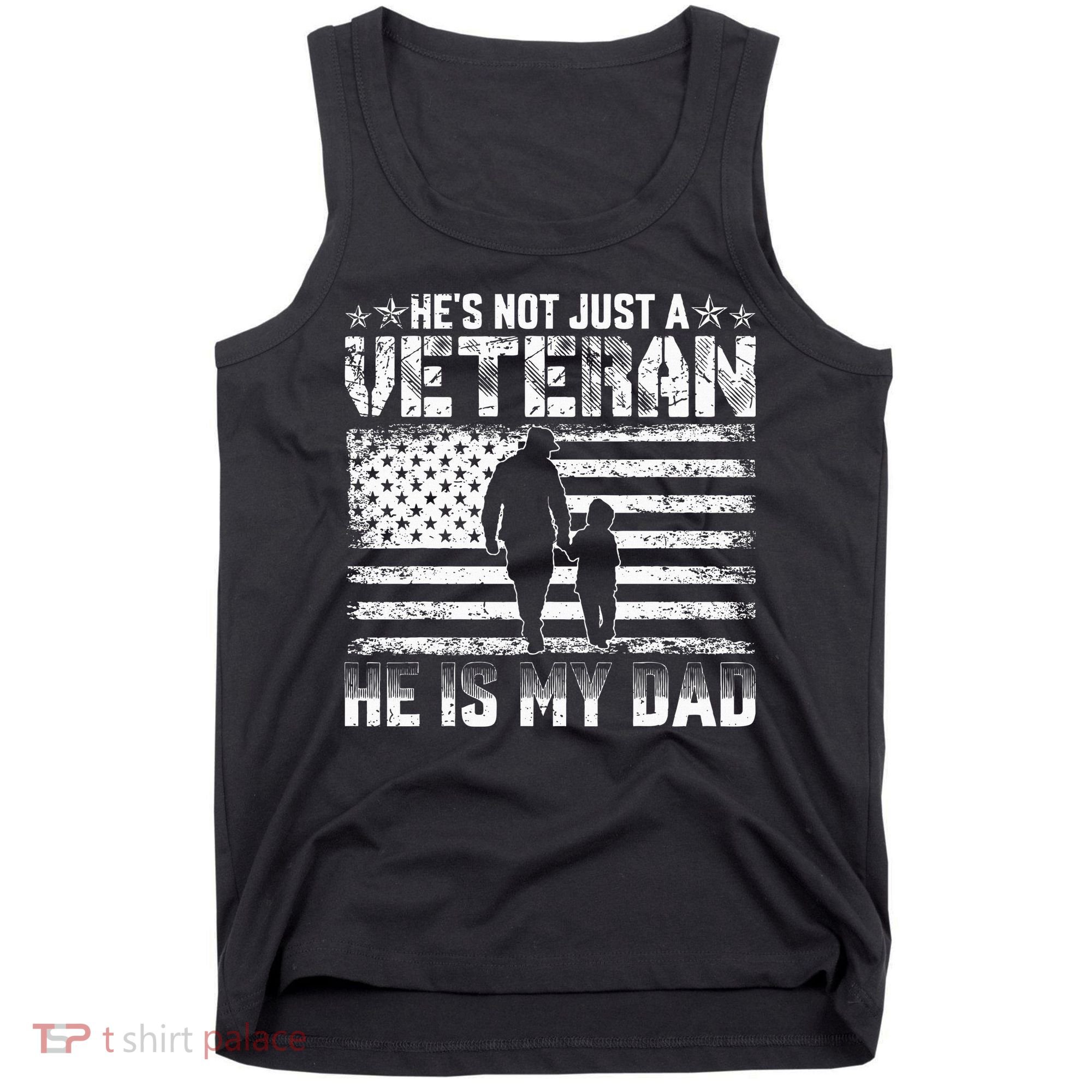 Military Family Veteran Support My Dad US Veteran My Hero Tank Top