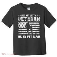 Military Family Veteran Support My Dad US Veteran My Hero Toddler T-Shirt thumb 0