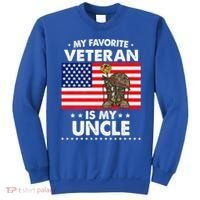 My Favorite Veteran Is My Uncle Proud Uncle Veterans Day Funny Gift Sweatshirt thumb 0