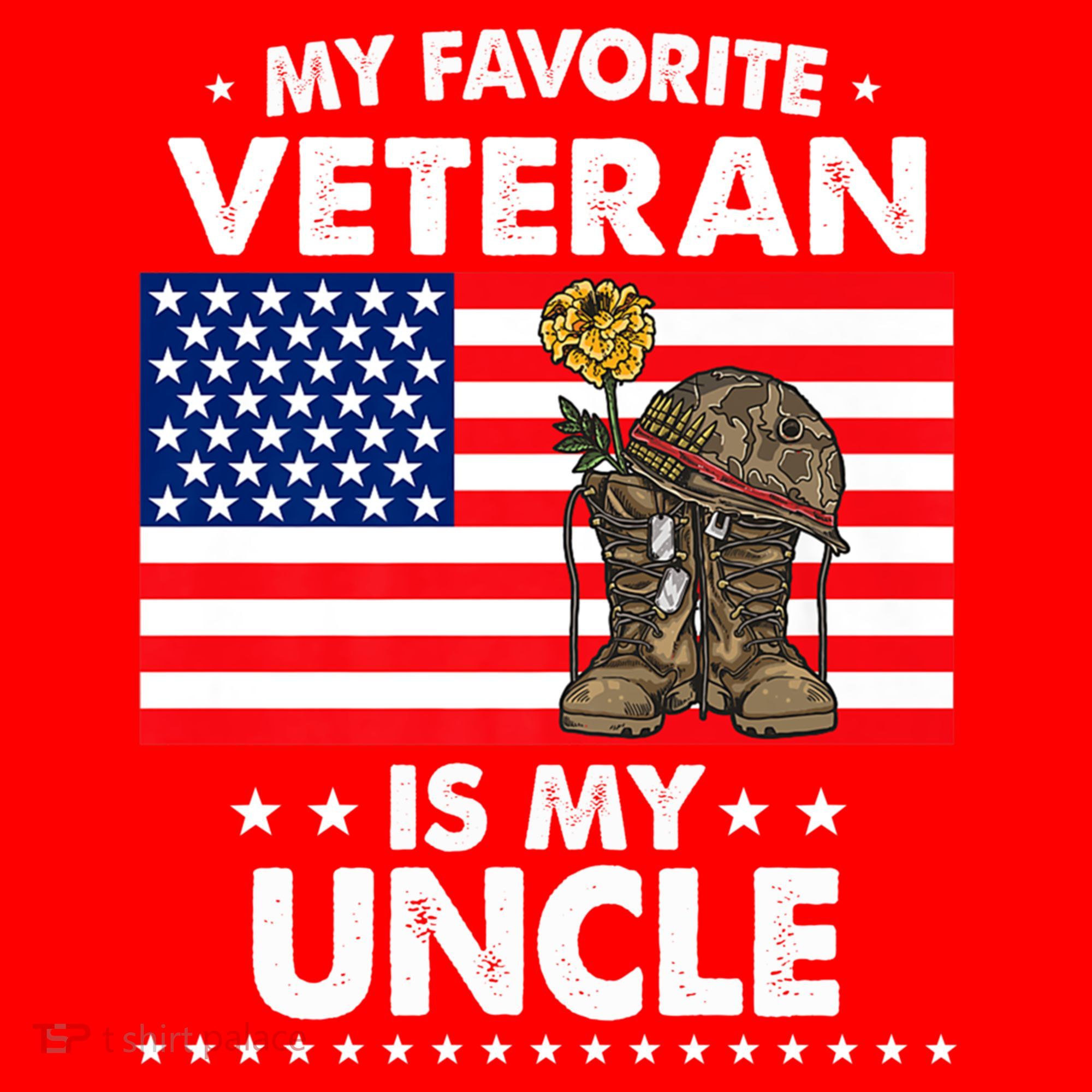 My Favorite Veteran Is My Uncle Proud Uncle Veterans Day Funny Gift Santa Hat