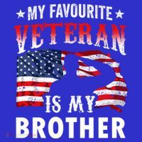 My Favorite Veteran Is My Brother Veteran's Day Veterans Cool Gift Women's Tank Top thumb 5
