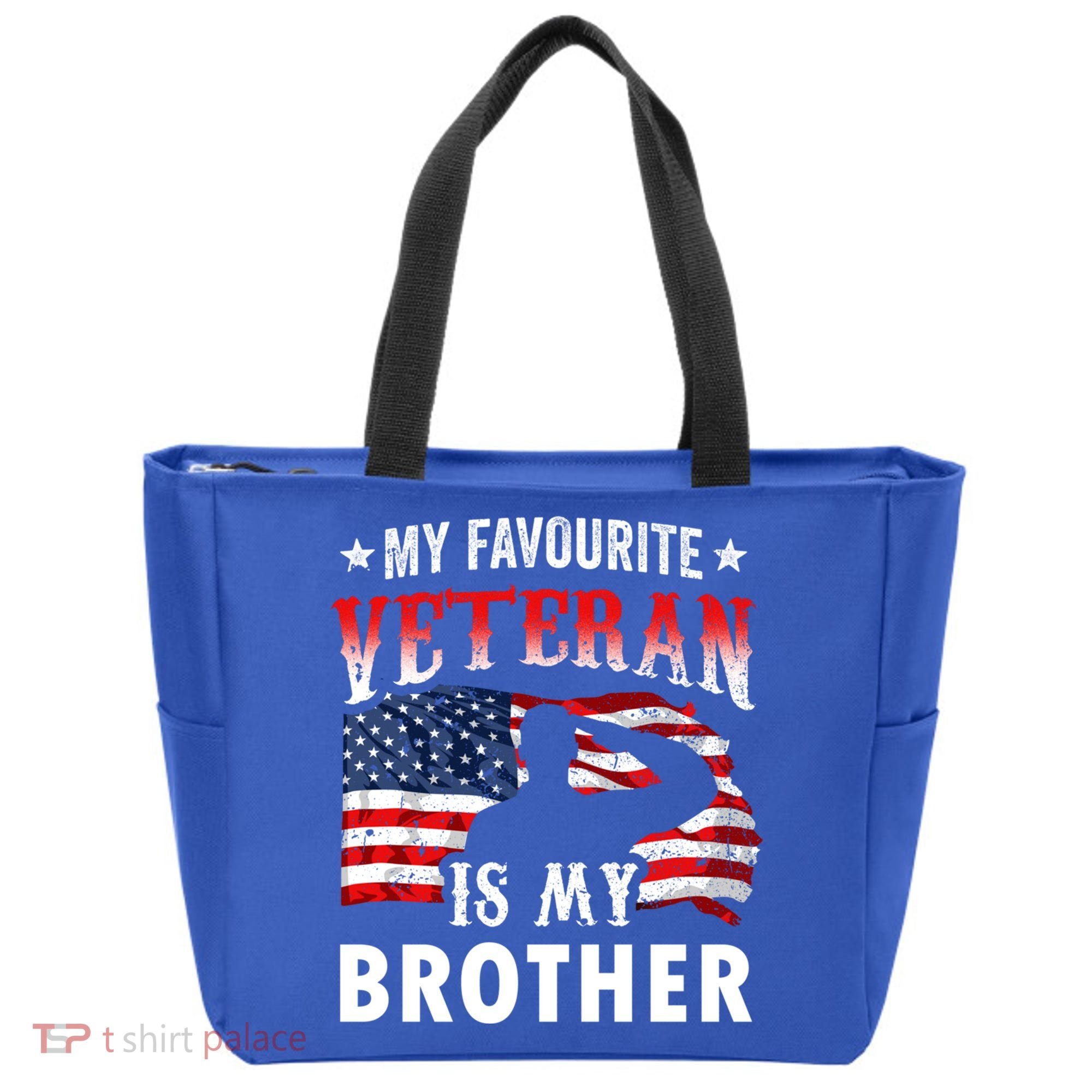 My Favorite Veteran Is My Brother Veteran's Day Veterans Cool Gift Tote Bag