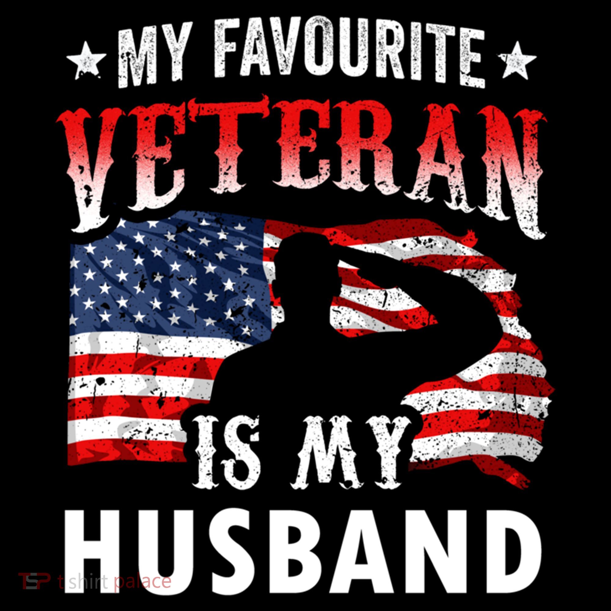 My Favorite Veteran Is My Husband Veteran's Day Veterans Gift Coffee Mug