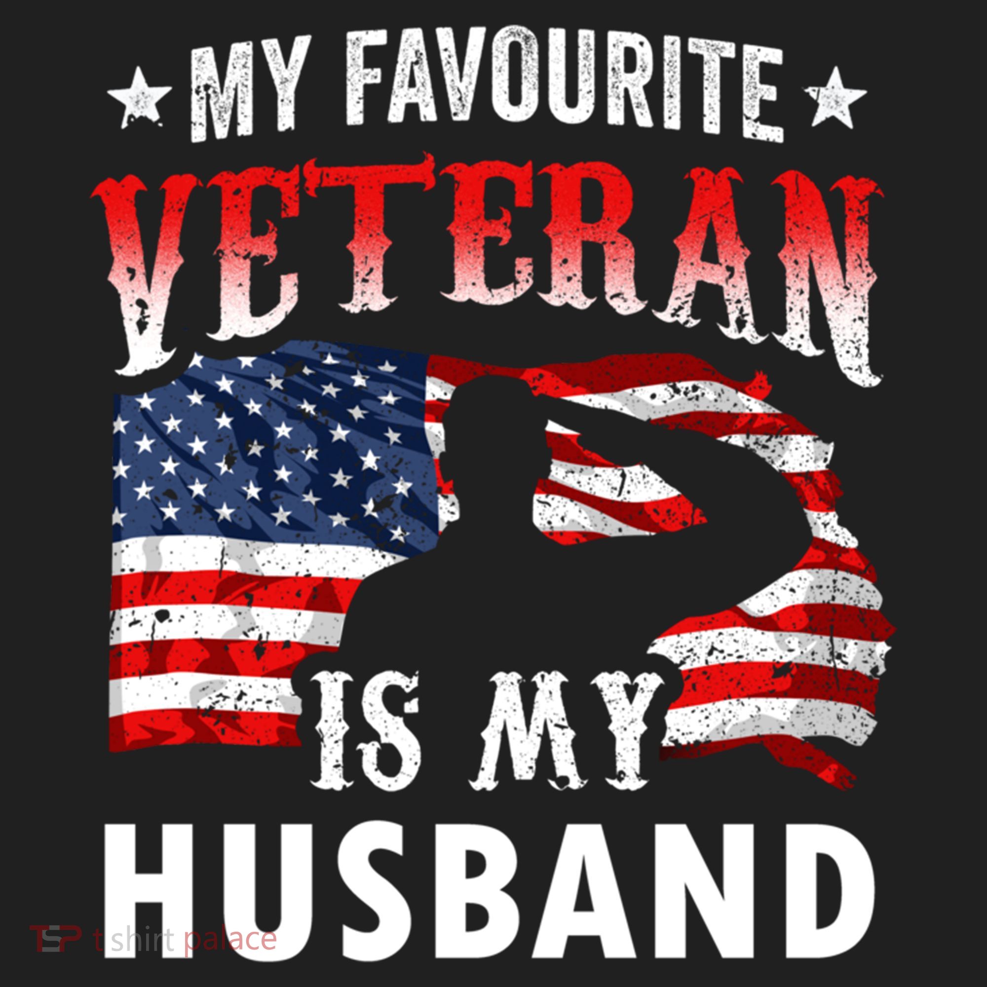 My Favorite Veteran Is My Husband Veteran's Day Veterans Gift Sport-Tek Posi-UV Pro Polo