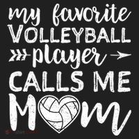 My Favorite Volleyball Player Calls Me Mom Gift Beanie thumb 2
