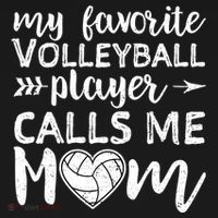 My Favorite Volleyball Player Calls Me Mom Gift Women's Hoodie thumb 2