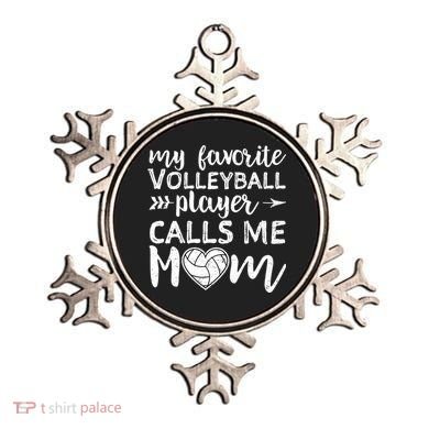 My Favorite Volleyball Player Calls Me Mom Gift Ornament