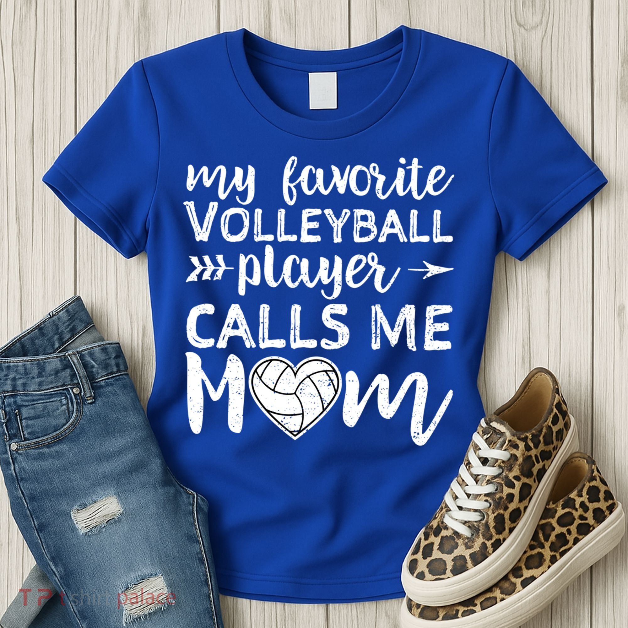 My Favorite Volleyball Player Calls Me Mom Gift Women's T-Shirt