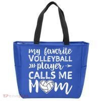 My Favorite Volleyball Player Calls Me Mom Gift Tote Bag thumb 0