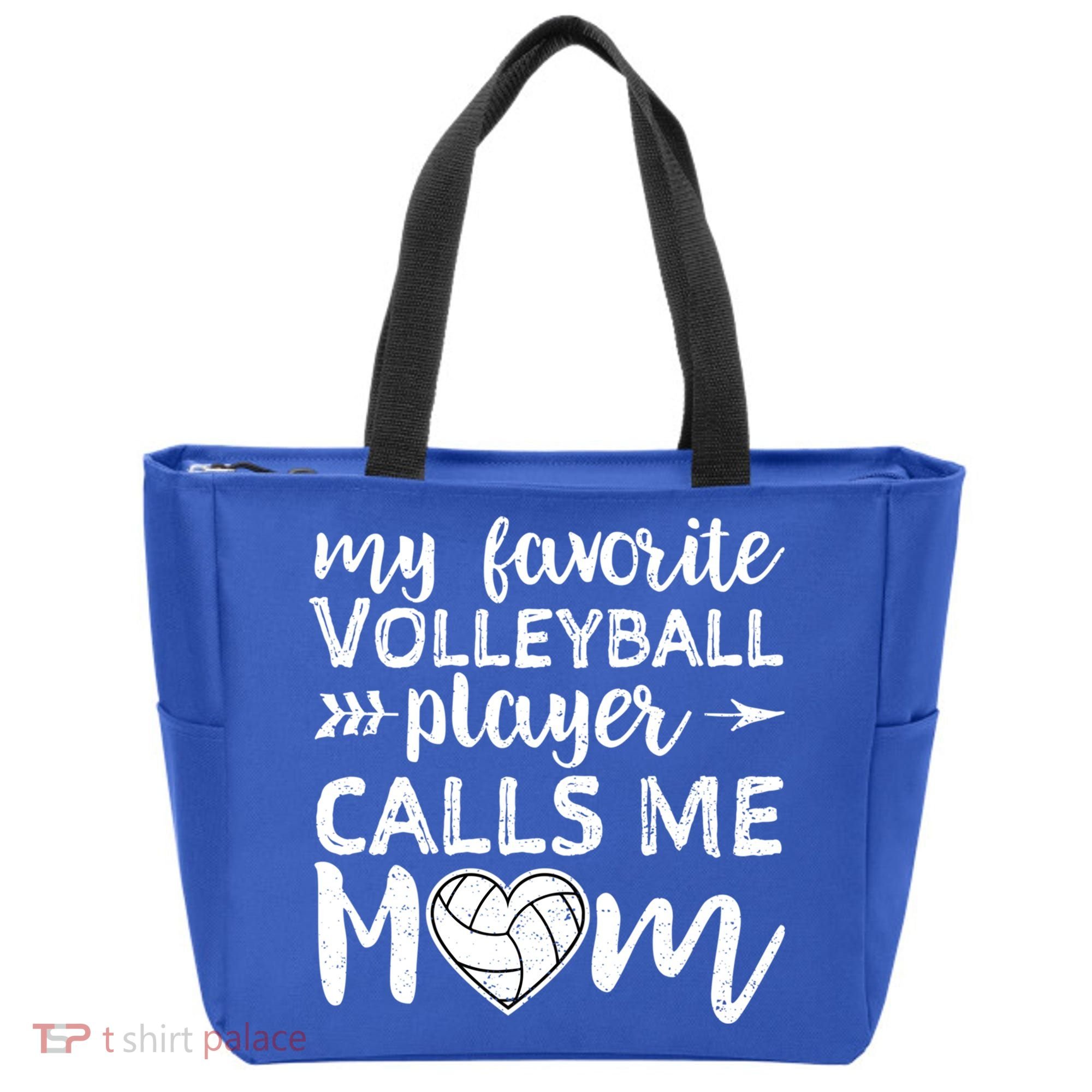 My Favorite Volleyball Player Calls Me Mom Gift Tote Bag