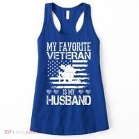 My Favorite Veteran Is My Husband Military Women's Tank Top thumb 0