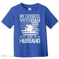 My Favorite Veteran Is My Husband Military Toddler T-Shirt thumb 0