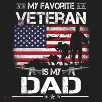 My Favorite Veteran Is My Dad Gift Flag Father Veterans Day Funny Gift Women's Sweatshirt thumb 2