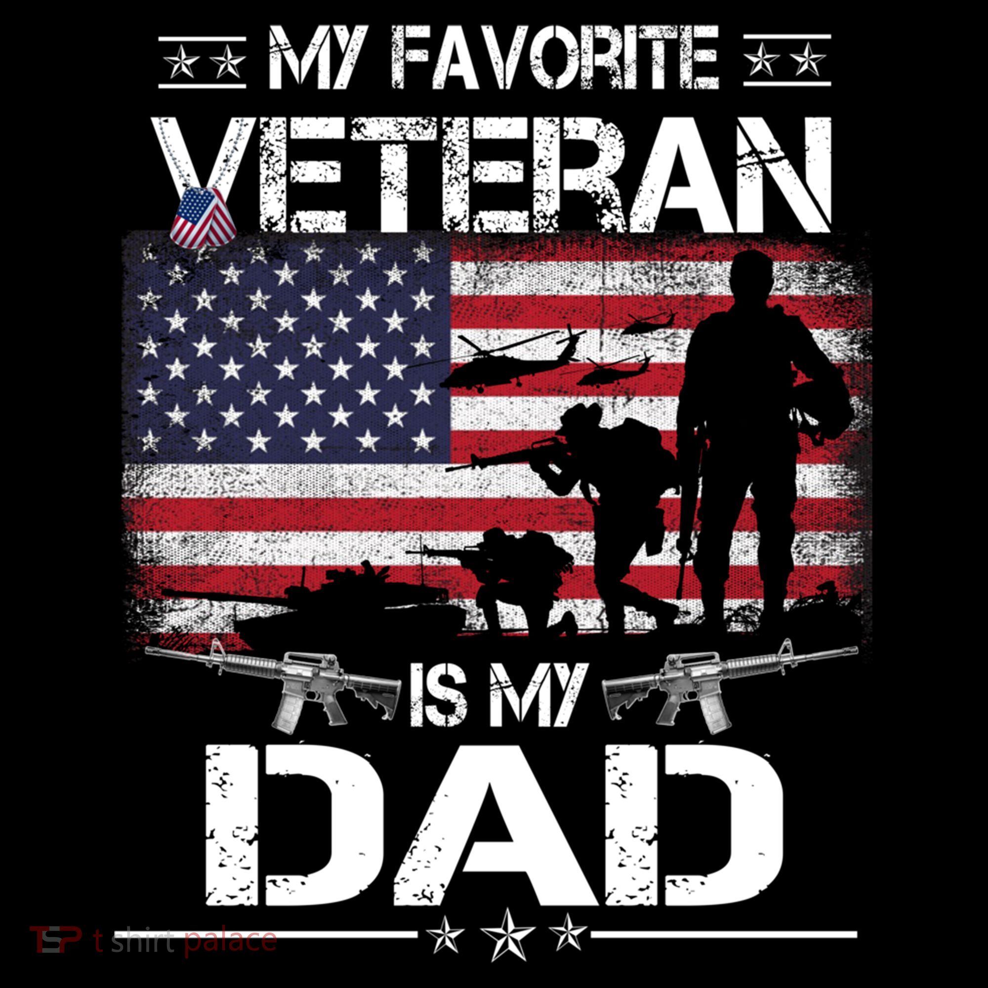 My Favorite Veteran Is My Dad Gift Flag Father Veterans Day Funny Gift Coffee Mug