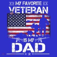 My Favorite Veteran Is My Dad Gift Flag Father Veterans Day Funny Gift Tumbler thumb 3