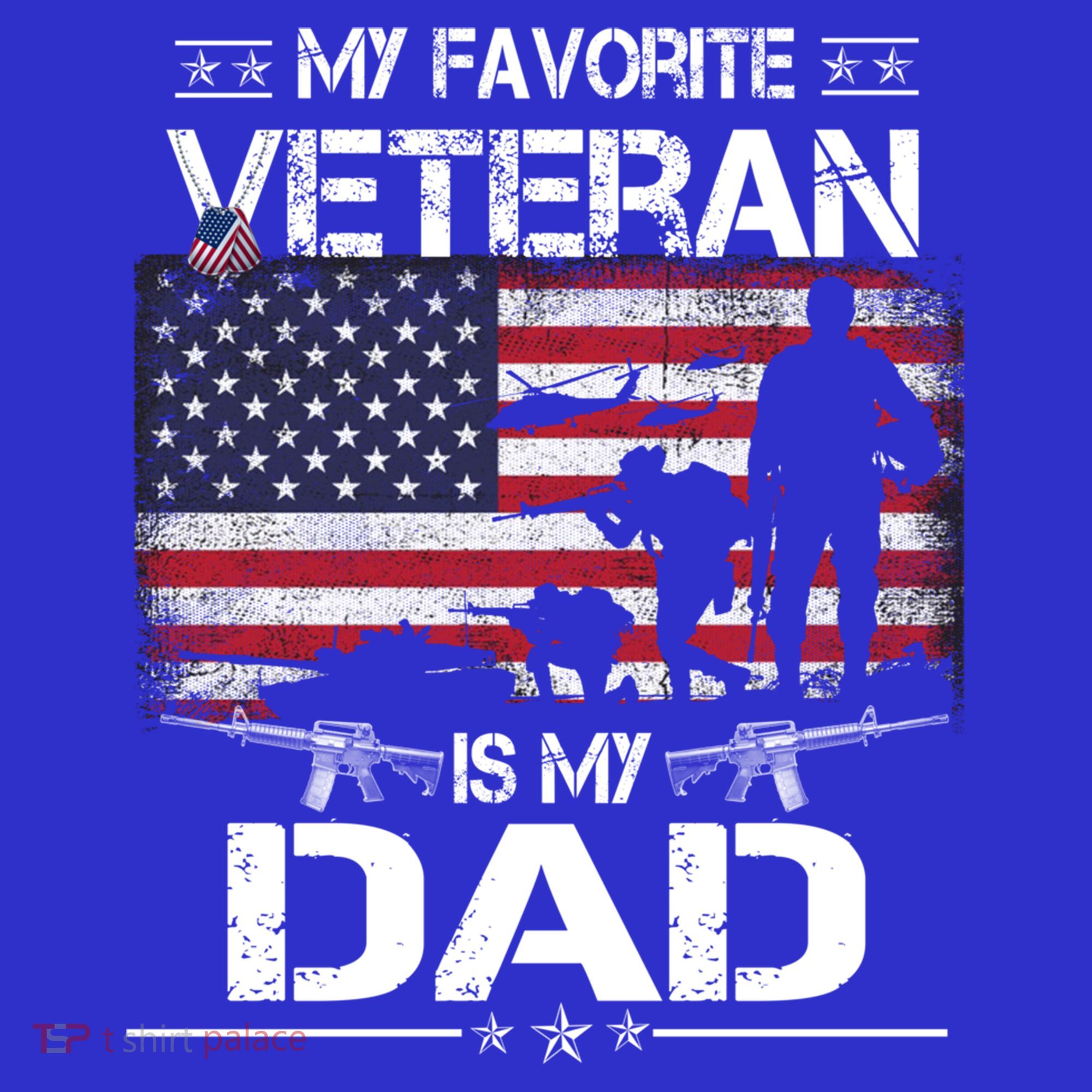 My Favorite Veteran Is My Dad Gift Flag Father Veterans Day Funny Gift Mousepad