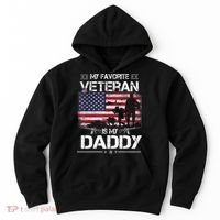 My Favorite Veteran Is My Daddy Flag Father Veterans Day Hoodie thumb 0