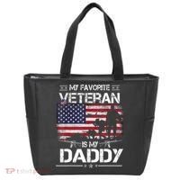 My Favorite Veteran Is My Daddy Flag Father Veterans Day Tote Bag thumb 0