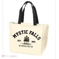 Mystic Falls Virginia Salvatore Stefan Damon Vampire Fan Gift Tote Bag thumb 3