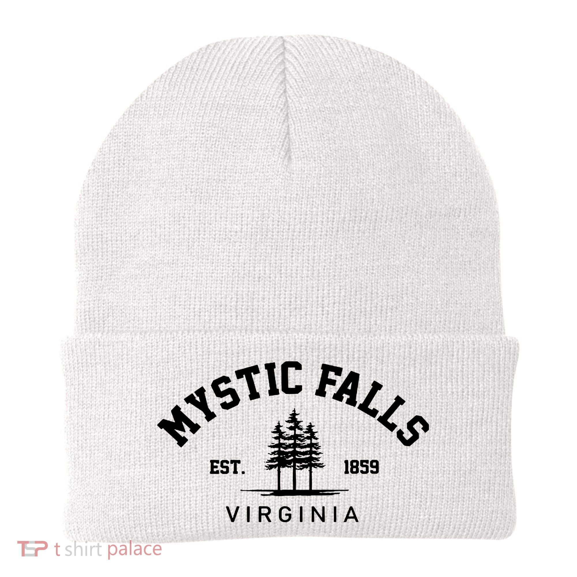 Mystic Falls Virginia Salvatore Stefan Damon Vampire Fan Gift Beanie