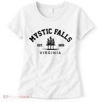 Mystic Falls Virginia Salvatore Stefan Damon Vampire Fan Gift Women's T-Shirt thumb 0