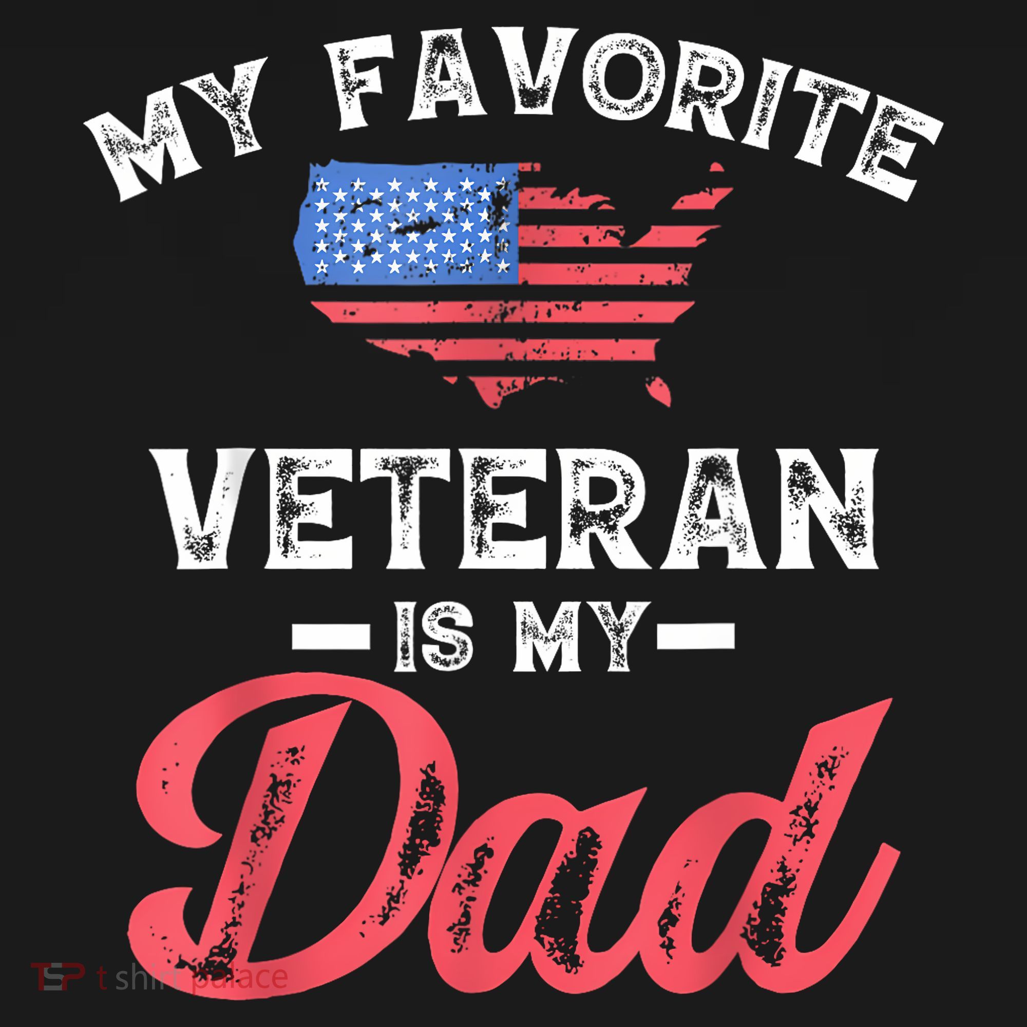 My Favorite Veteran Is My Dad Military Veterans Day Women's Tank Top