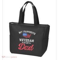 My Favorite Veteran Is My Dad Military Veterans Day Tote Bag thumb 3