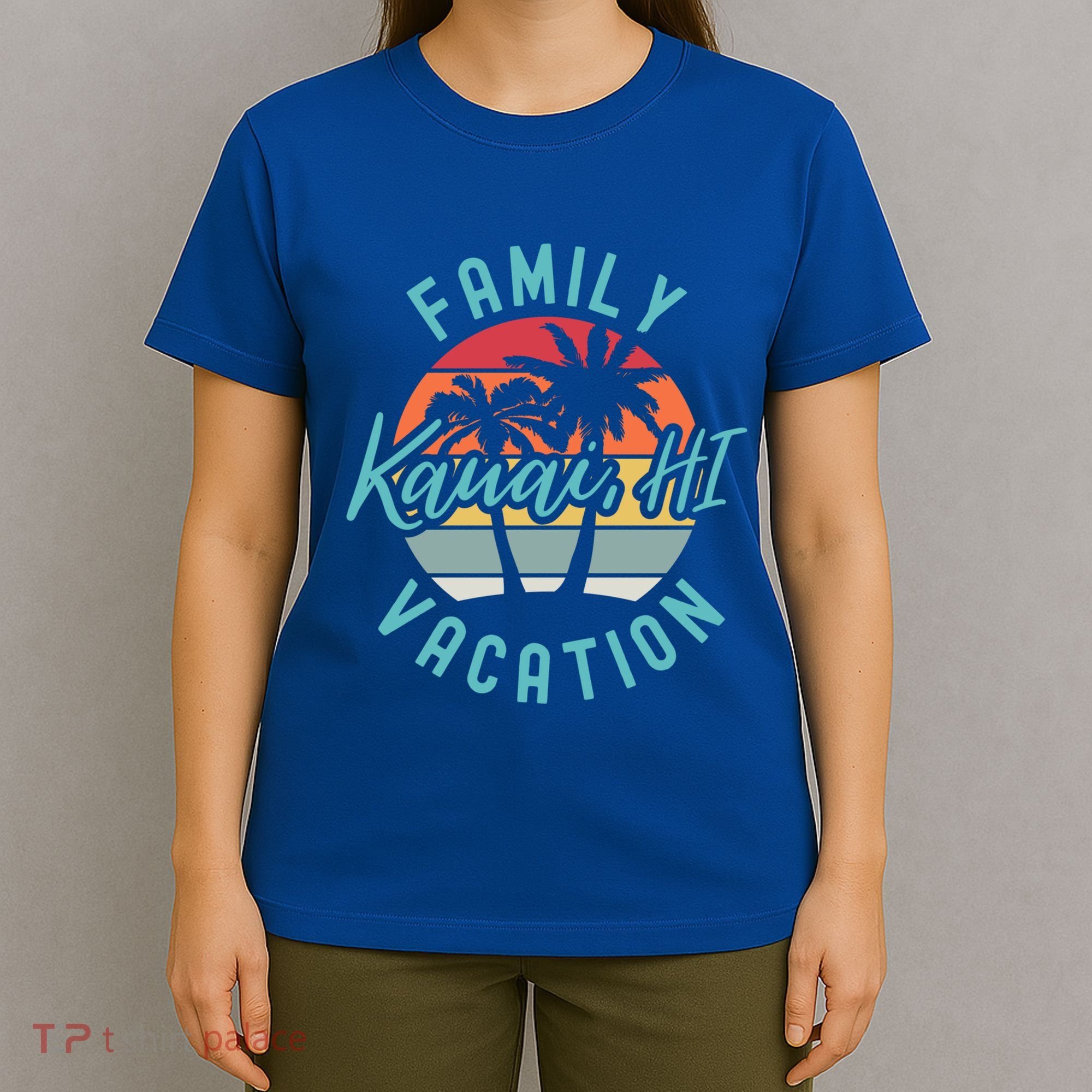 Matching Family Vacation Beach Family Trip Hawaii Kauai Meaningful Gift T-Shirt