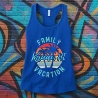 Matching Family Vacation Beach Family Trip Hawaii Kauai Meaningful Gift Women's Tank Top thumb 3