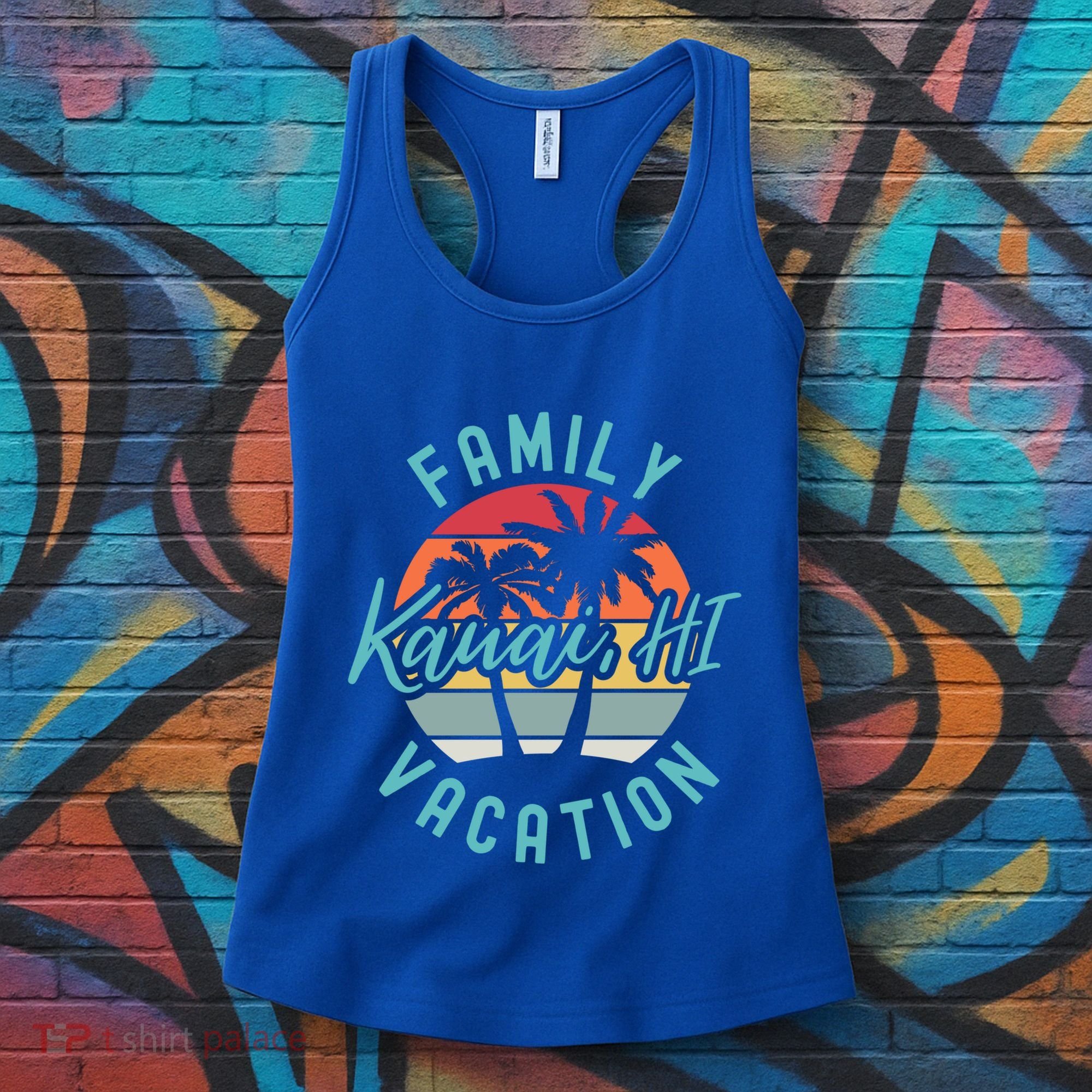 Matching Family Vacation Beach Family Trip Hawaii Kauai Meaningful Gift Women's Tank Top