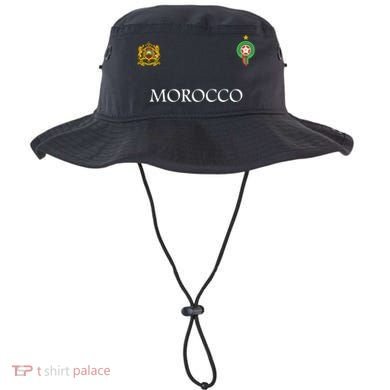 Morocco Flag Vintage Style Retro Moroccan Soccer Morocco Gift Bucket Hat