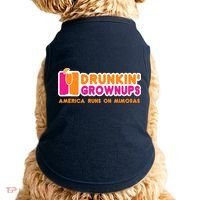 Mimosas For Wo Funny Drunkin Grownups Drinking Doggie Tank thumb 0