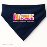 Mimosas For Wo Funny Drunkin Grownups Drinking USA-Made Doggie Bandana thumb 0