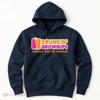 Mimosas For Wo Funny Drunkin Grownups Drinking Hoodie thumb 0